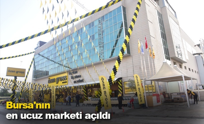 Bursa'nın en ucuz marketi açıldı!
